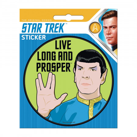 Star Trek Spock Live Long Prosper Sticker